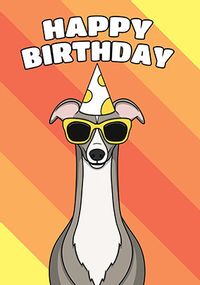 Tap to view Greyhound Birthday Card