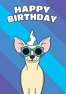 Chihuahua Birthday Card
