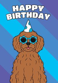 Cockapoo Birthday Card