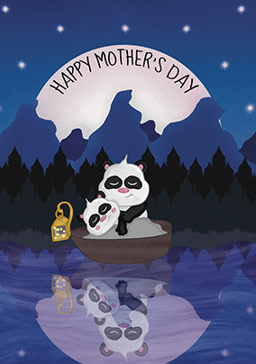 Pandas Mothers Day Card