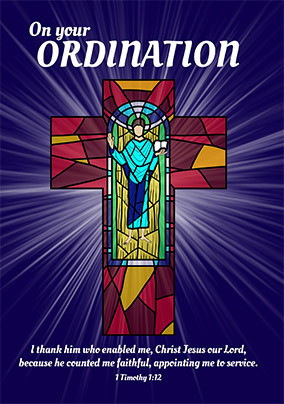 On Your Ordination Card