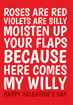 Moisten Up Valentine's Day Card