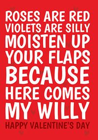 Tap to view Moisten Up Valentine's Day Card