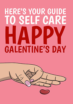 Self Care Galentine's Day Card