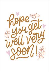 Hope You Get Well Very Soon Card
