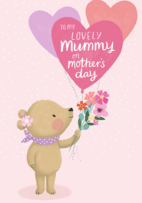 Lovely Mummy Bear Mother's Day Card