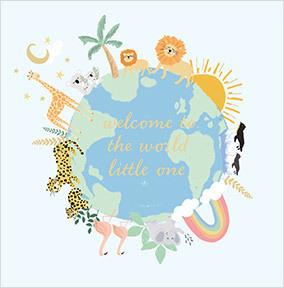 Welcome To The World Little one Card
