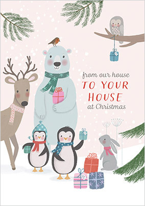 From Our House to Yours Christmas Card