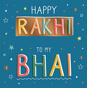 Happy Rakhi Bhai Card