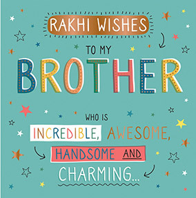 Rakhi Wishes Brother Card