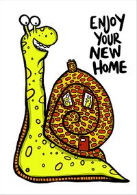 Tap to view Enjoy Snail New Home Card