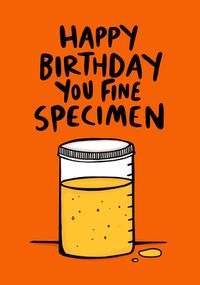 Tap to view Fine Specimen Birthday Card