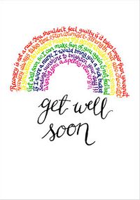 Tap to view Get Well Rainbow Card