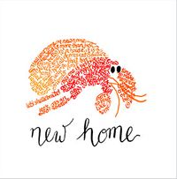Tap to view Hermit Crab New Home Card