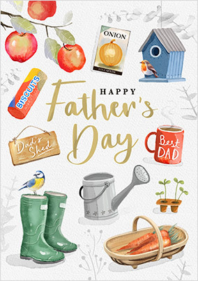 Father's Day Objects Card