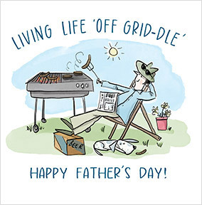 Living Life Off Grid-dle Father's Day Card