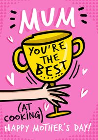 You're the Best Trophy Mother's Day Card