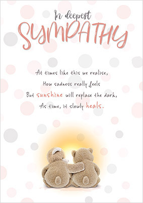 Deepest Sympathy Poem Card