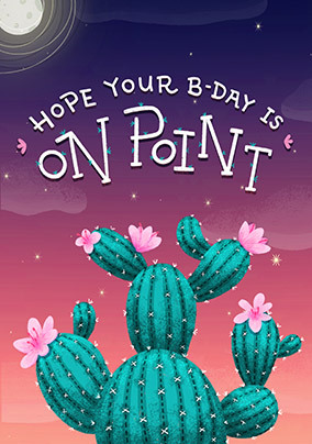 On Point Birthday Card