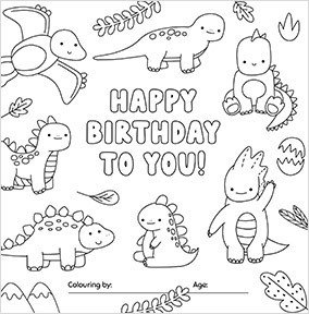 Dinosaurs Birthday Card | Funky Pigeon