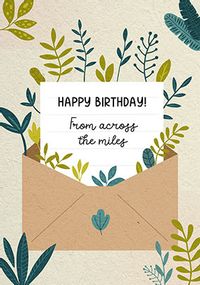 Birthday Across the Miles Card