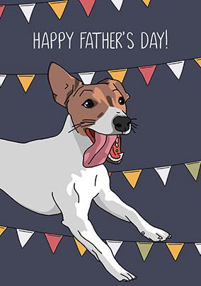 Jack Russell Father's Day Card