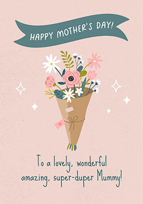 Super-duper Mummy Mother's Day Card