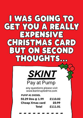 Expensive Christmas Card