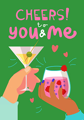 Cheers Anniversary Card