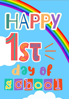 Happy 1st Day of School Card