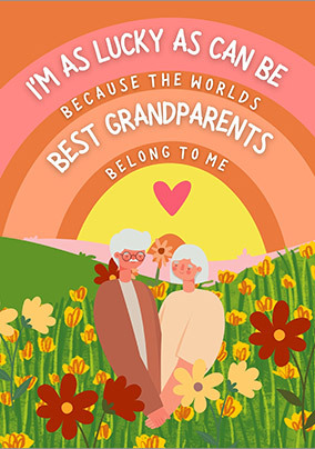 Best Grandparents Belong to Me Card