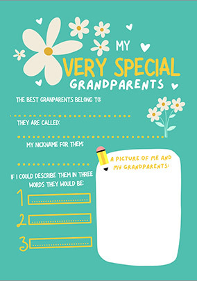 Very Special Grandparents' Day Card