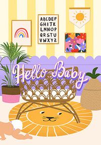 Tap to view Hello Baby Cute Nursery Card