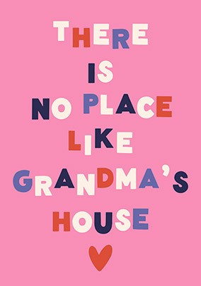 Grandma's House Mothers Day Card