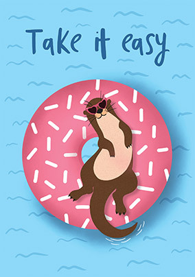 Take It Easy Relaxing Card