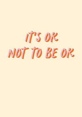 It's Ok To Not Be Ok Card