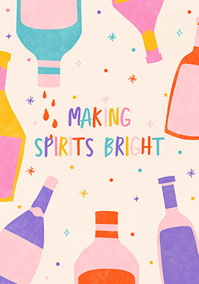 Making Spirits Bright Christmas Card