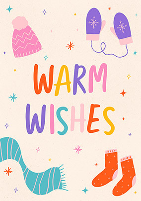 Warm Wishes Christmas Card