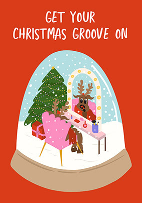 Get Your Christmas Groove On Card