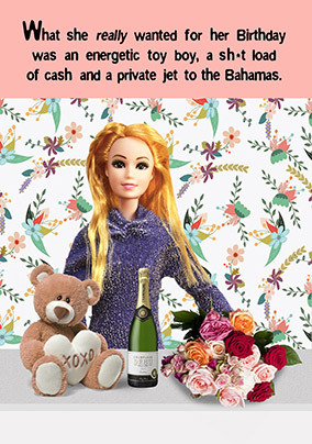 What She Really Wanted Birthday Card