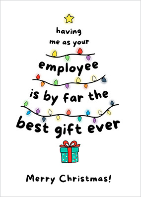 From Your Employee Christmas Card