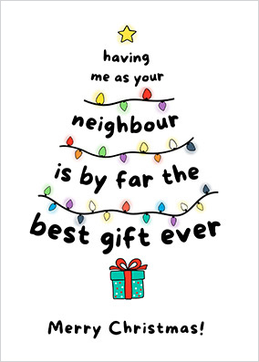 From Your Neighbour Christmas Card