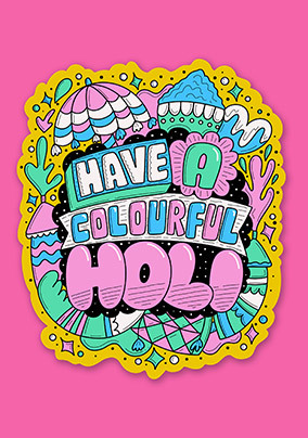 Have a Colourful Holi Card