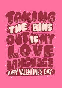 Tap to view Bins Out Valentine's Day Card