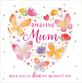 Butterflies Mum Mother's Day Card