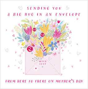 Big Hug in an Envelope Mother's Day Card