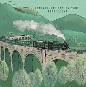 Train Retirement Card