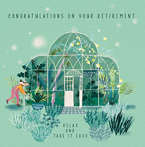 Green House Retirement Card