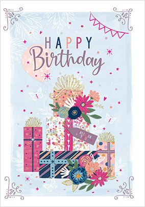 Birthday Presents Pretty Card