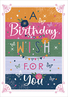 A Birthday Wish for You Card